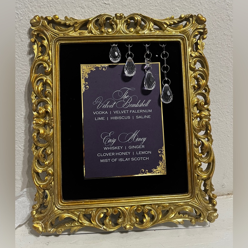 Fancy Gold Picture Frames for Wedding/Party/Home decor Ornate Filigree Baroque